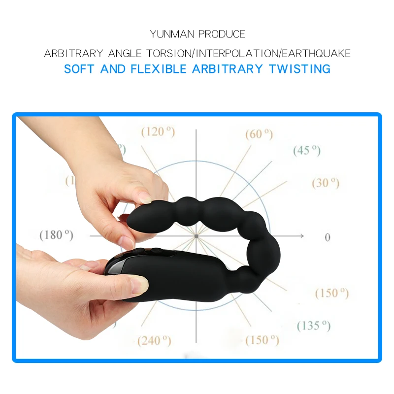 Unisex Wireless vibration Bead string Spot Massage adult's Toy Adult Product Stimulation for Women Men Plug Relax Massager