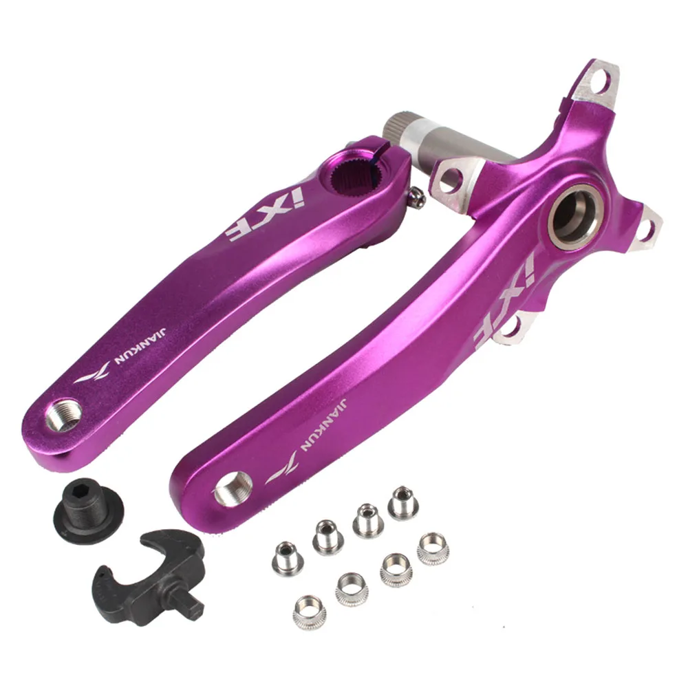 Purple Without BB IXF 104bcd шатун для горного велосипеда Hollowtech измеритель мощности шатуны для велосипедной перевозки, запчасти для дорожного велосипеда, рукоятка - Цвет: Purple Without BB