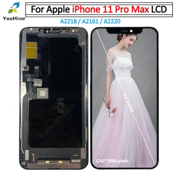 

For Apple iPhone 11 Pro max LCD Display Touch Screen Digitizer Assembly Replacement Parts for iPhone 11 Pro max LCD A2218 A2161