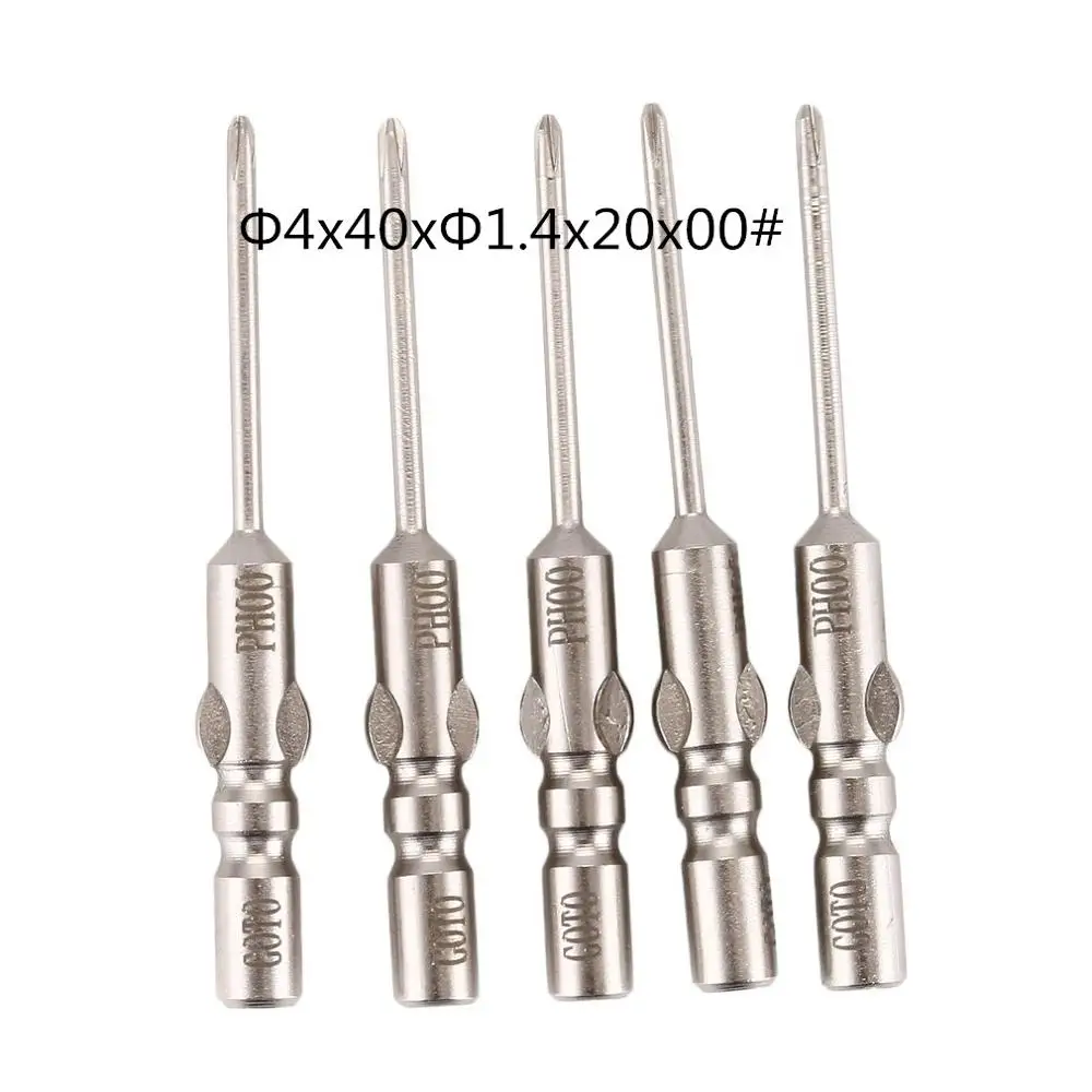 Цвет: желтый 5Pcs S2 Steel Magnetic Precision Philips Screwdriver Bits Set Cross Tip Hex Screwdriver Screw Hand Repair Opening Tools - Цвет: Цвет: желтый