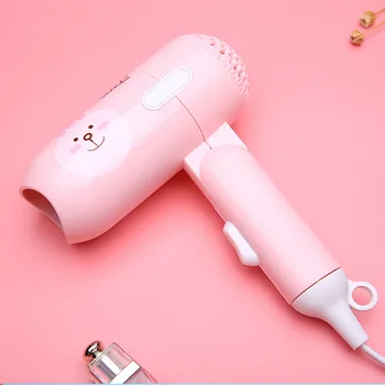 

Hairdryer Mini Portable Foldable Handle Compact 1000W Hair Dryer Blow Dryer Hot Wind Low Noise Long Life for Outdoor Travel