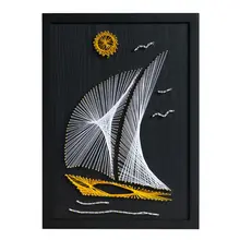 Ручная намотка для рисования родитель-ребенок DIY Материал посылка для декоративных поделок Y5GB