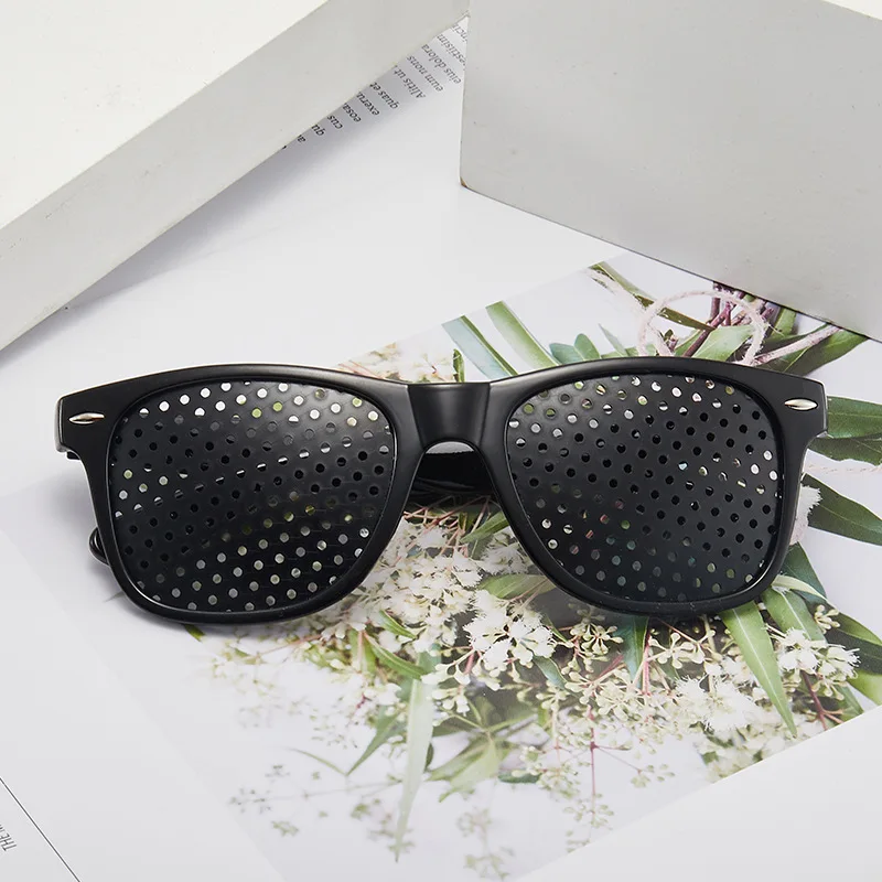 Pin Hole Glasses Anti-myopia Astigmatism Vision Correction Fatigue Eyesight Improvement Natural For Men Women