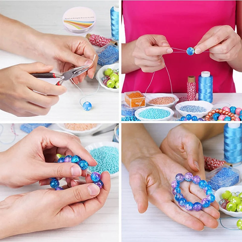 24 Сетки, набор аксессуаров для ювелирных изделий, набор с закрытым кольцом, пряжка для омаров, набор для самостоятельного изготовления, инструменты для ремонта браслета, сережек