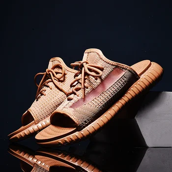 

WEH slides for men Fashion Luxury Brand Breathable Men Casual Shoes Chaussures Male Sneakers Summer slipers men top shoe brands