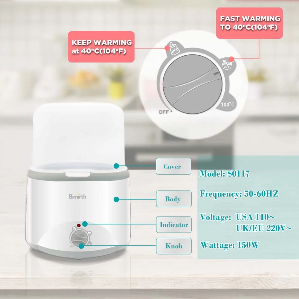 Подогреватель для бутылок для детского питания теплая универсальная Бутылка стерилизатор 110-220 В электрическое Молоко подогреватель еды