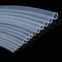 1 м/5 м 10 м Еда Класс прозрачный силиконовый штамп резиновый шланг, 4, 5, 6, 7, 8, 9, 10, 11, 12, 14, 16 мм из Диаметр Гибкая силиконовая труба