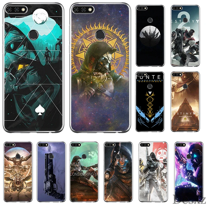 

Mobile Phone Case TPU For Huawei Honor 7A 7C 7X 6A 8 8X 8C 9 9X View 20 Note 10 Lite Cover Destiny 2