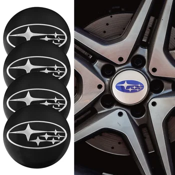 

4Pcs Car Wheel Center Hub Caps Emblem Stickers For Subaru Legacy Impreza Forester Mpreza Tribeca XV BRZ WRX Ascent Accessories