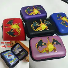 Альбом карточки с покемонами держатель Альбом записная книжка Жесткий Чехол держатель карты для Pokemon Charizard Magic Yugioh настольная игра альбом для карт держатель