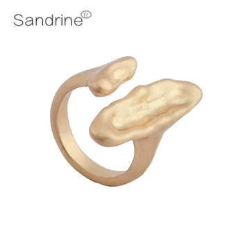 

Sandrine Classic Punk Rock Exaggerated Design Adjustable Dance Party Women Men Rings Fashion Lady Accessories Finger Gifts