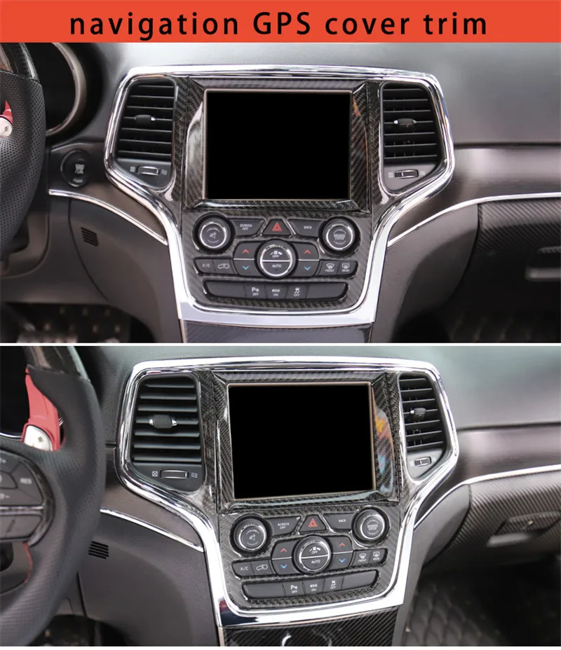 For Jeep grand cherokee 14-18 navigation GPS cover trim chrome molding 1pcs | Автомобили и мотоциклы