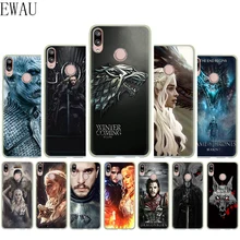 EWAU Juego de tronos Daenerys de silicona suave Mattle funda del teléfono para Huawei P8 P9 P10 P20 P30 Lite mío Pro P Smart Z Plus