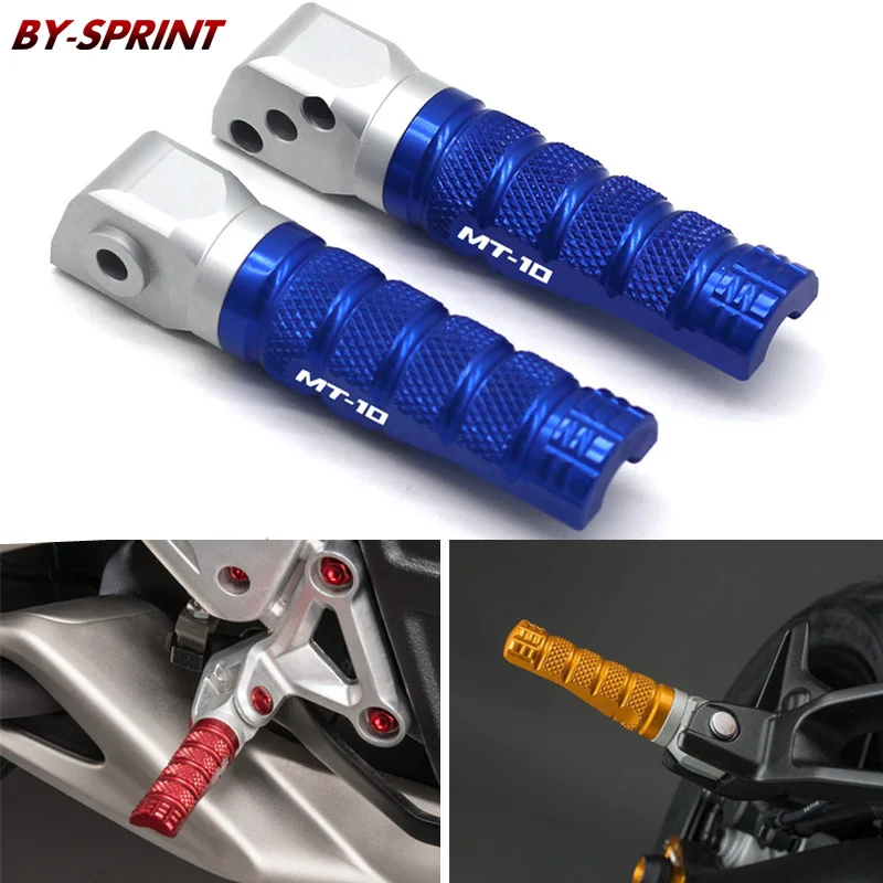 Задние подножки для мотоцикла YAMAHA Φ mt10 2016 2017 2018 2019 2020 пассажирские педали с
