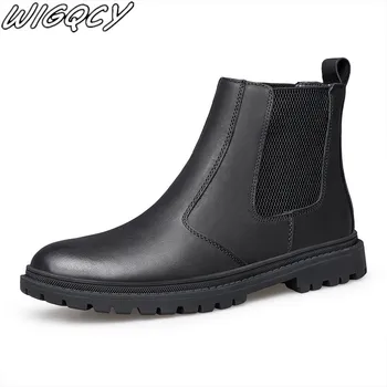

Men Rain boots man Chelsea boots male Ankle boots men Casual Boots Men rubber rain shoes Waterproof Best-selling style classic