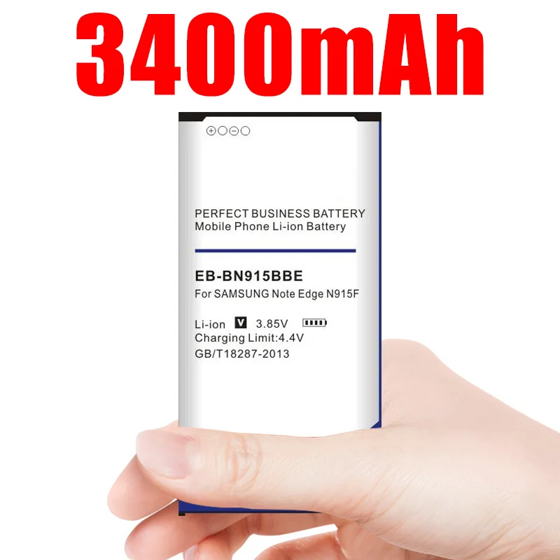 3400 мАч EB-BN915BBE аккумулятор для samsung Galaxy Note Edge N915F N915A N915T N915K/L/S EB-BN915BBE NFC