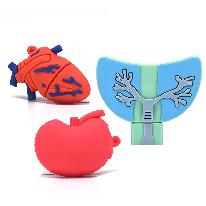 

Human organs Pen Drive Heart Usb Flash Drive 4GB 8GB 16GB 32GB 64GB 128GB 256GB Cartoon Memory Stick Pendrive U Stick