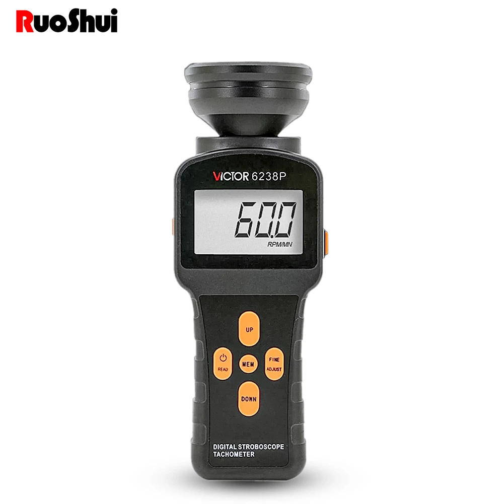 Ruoshui Vc6238p Digital Stroboscope Non Contact Rpm Photoelectric