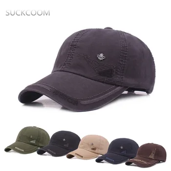 

2020 Brim Hat Men Cotton Baseball Caps Spring And Autumn Topee Travel large brim hats Women's Alpine Cap