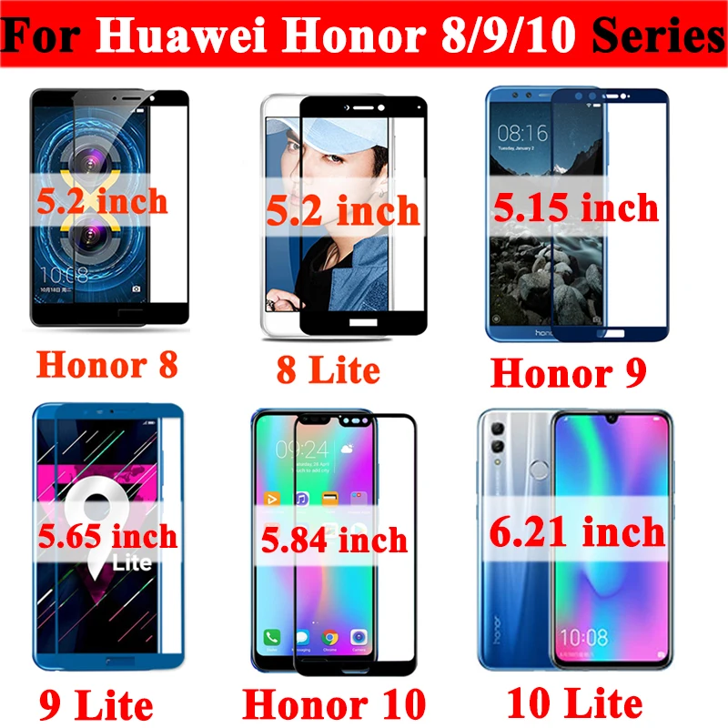 Защитное стекло для huawei honor 10 экранный протектор honor9 8 lite armor honor10 xonor honer8 nonor tempered