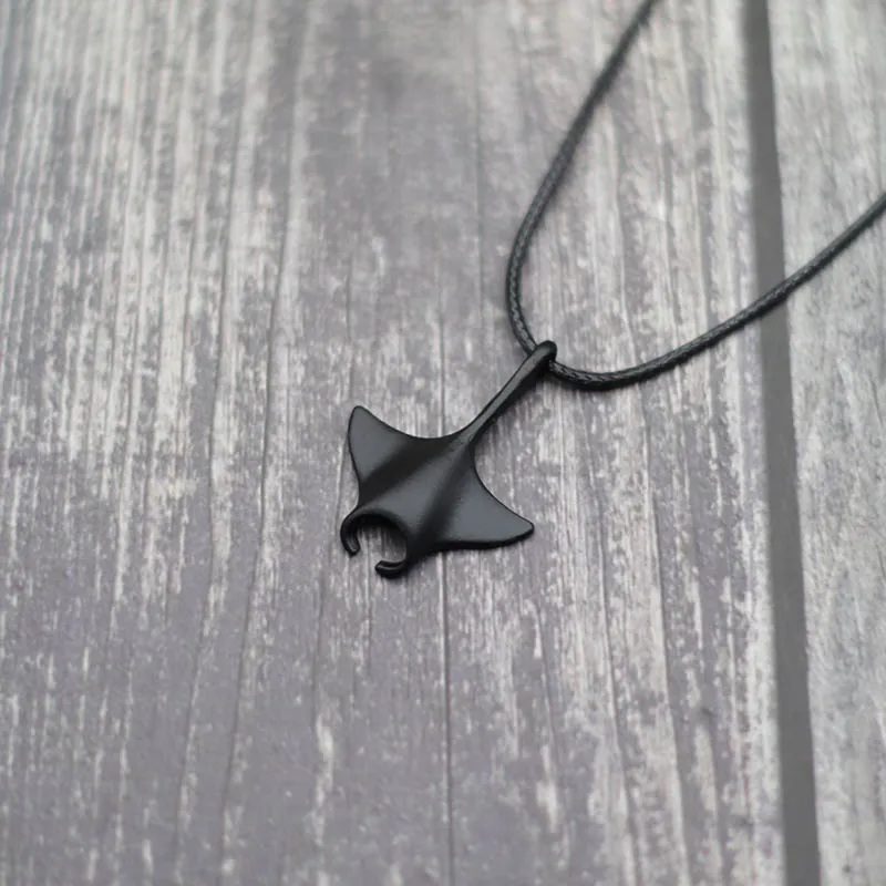 Manta Pendant Necklace for Men Beach Accessories