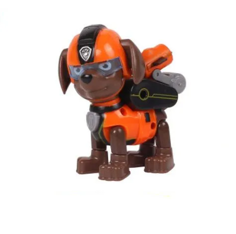 Paw Patrol собака игрушки Patrulla Canina 7/набор деформация ПВХ Модель экшн Аниме фигурки Куклы Игрушки для детей лучшие подарки на день рождения - Цвет: zuma