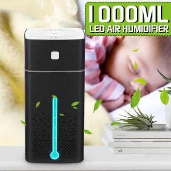 

Ultrasonic Air Humidifier Diffuser Mute 7 Color Night Light Mini Aroma Essential Oil Diffusers Cool Mist Maker Home Purifier