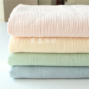 

Cotton and Linen Double Gauze Crepe Seersucker Baby Clothes DIY Sewing Apparel Fabric