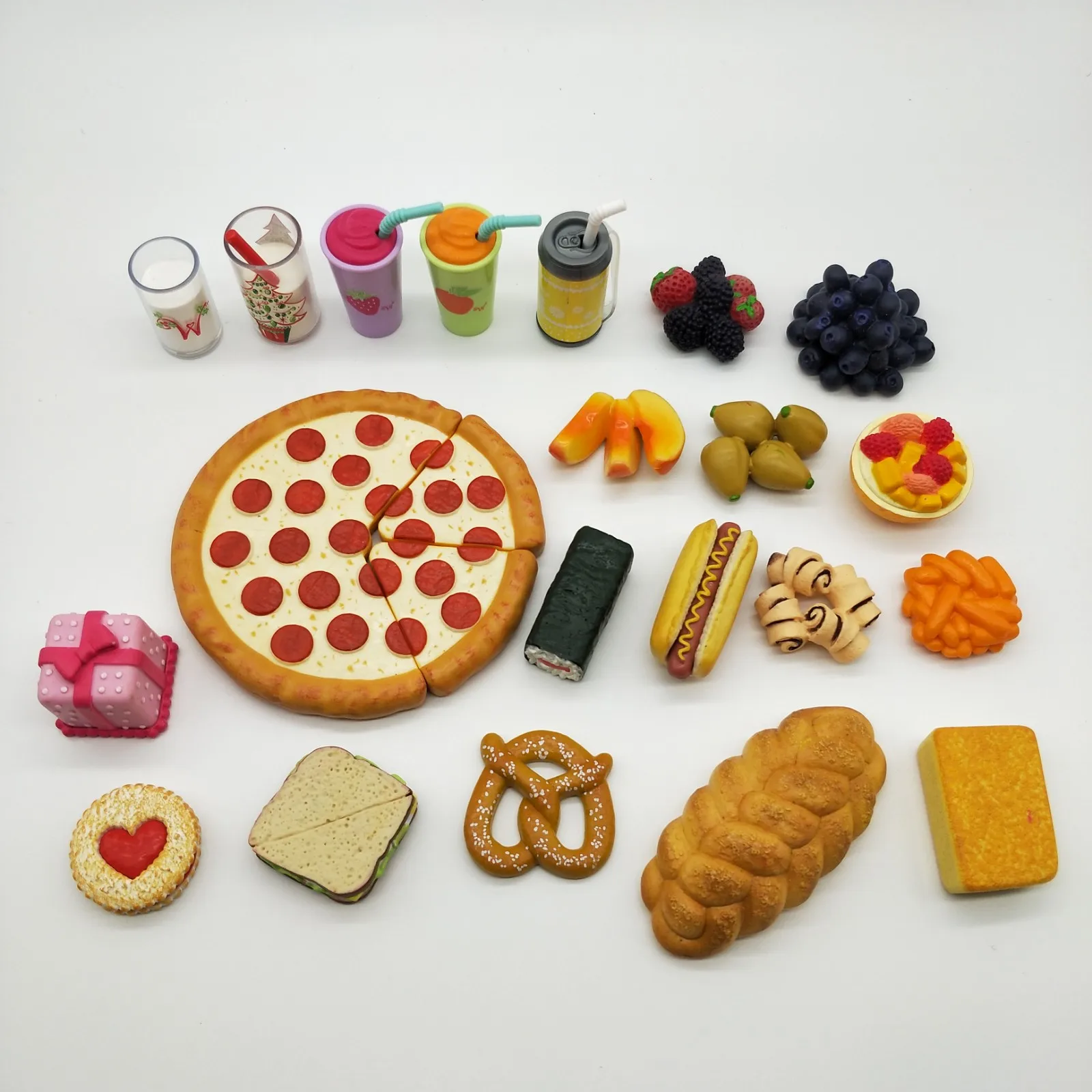 American girl simulation mini food model cream DIY material Bread ...