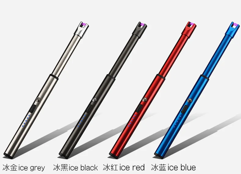 Kitchen BBQ-Lighter Arc Rotation Pulse  Electronic Lighters Rechargeable USB Portable Windproof Lighter