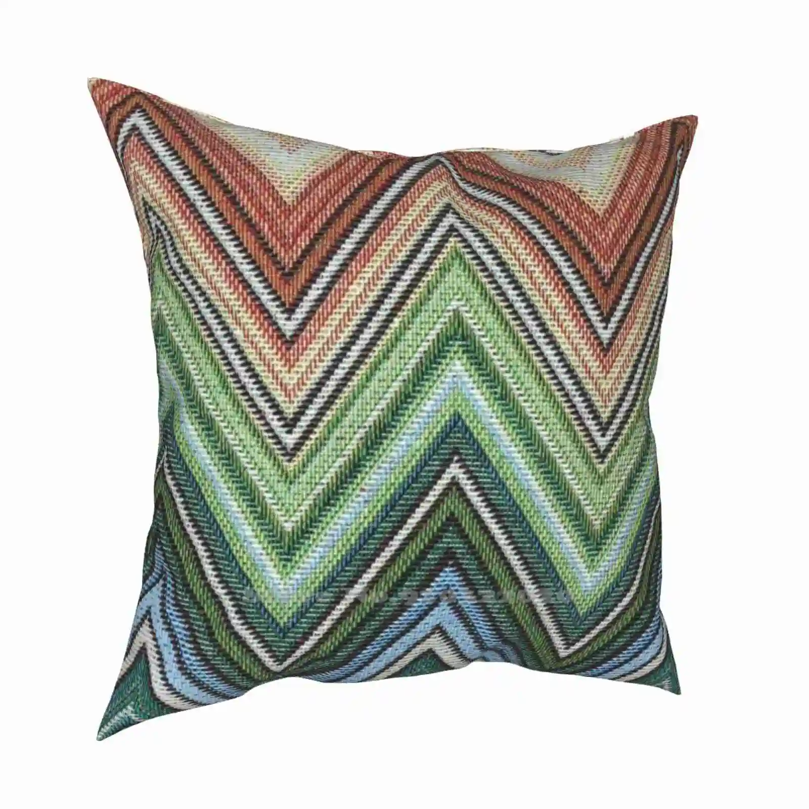 Chevron Zig Zag Pattern Home Sofa Car Waist Throw Federa Designer Geometrico Costoso Home Fashion Color Pastel