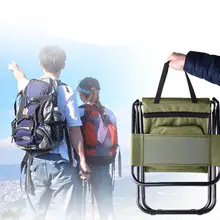

Folding Chair Portable Armchair Fishing Self Driving Travel Simple Harness Multi-Functional Insulation Ice Pack Stool