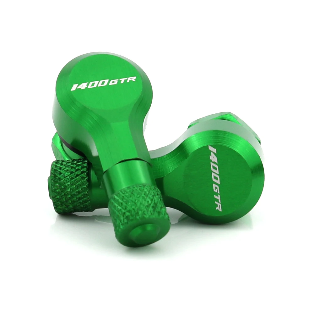 

Motorcycle Accessories CNC Wheel Tubeless Tire Valve Stems 90 Degree 11.3mm For Kawasaki 1400GTR Front and Rear