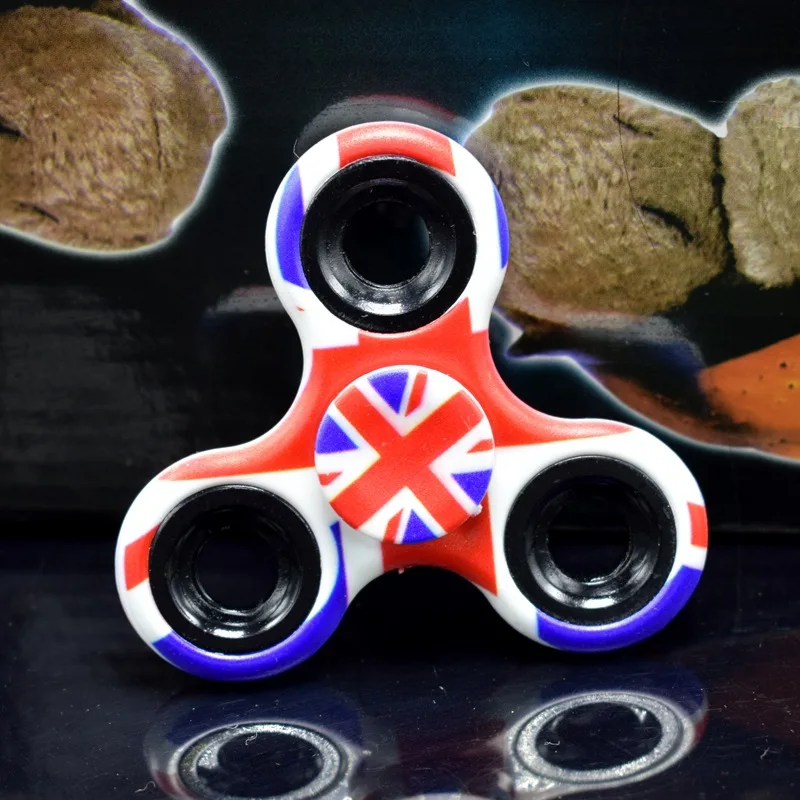 AliExpress Спиннер-Спиннер с тройной фольгой, EDC, игрушка для снижения давления, креативный Камуфляжный Спиннер, снимающий спиннинг