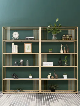 

Nordic Tieyi bookshelf shelf landing simple office storage shelf living room multi-storey display shelf