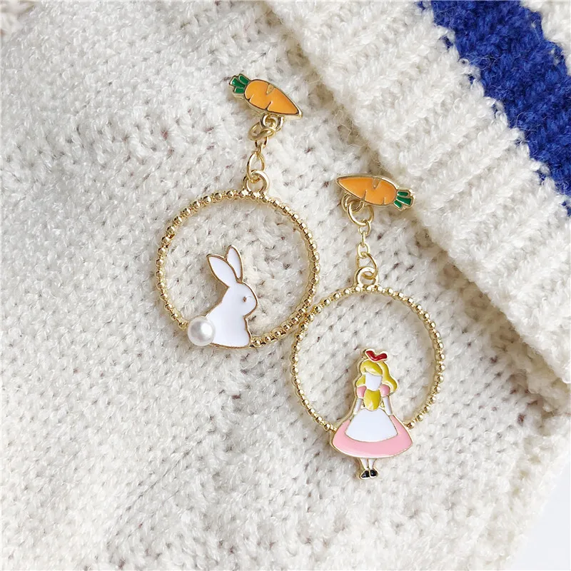 Kawaii Sweet Bunny Carrot Earrings - Limited Edition