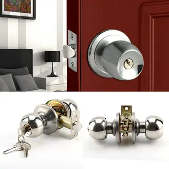 

Starlight Lock Ball Lock Stainless Steel Three-Bar Drawing Anti-Theft Ball Lock Room Door Ball Lock Ball Door Lock