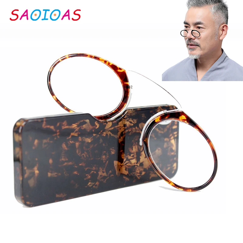 Женские складные очки для чтения SAOIOAS дальнозоркости ультра черный светильник 1 0