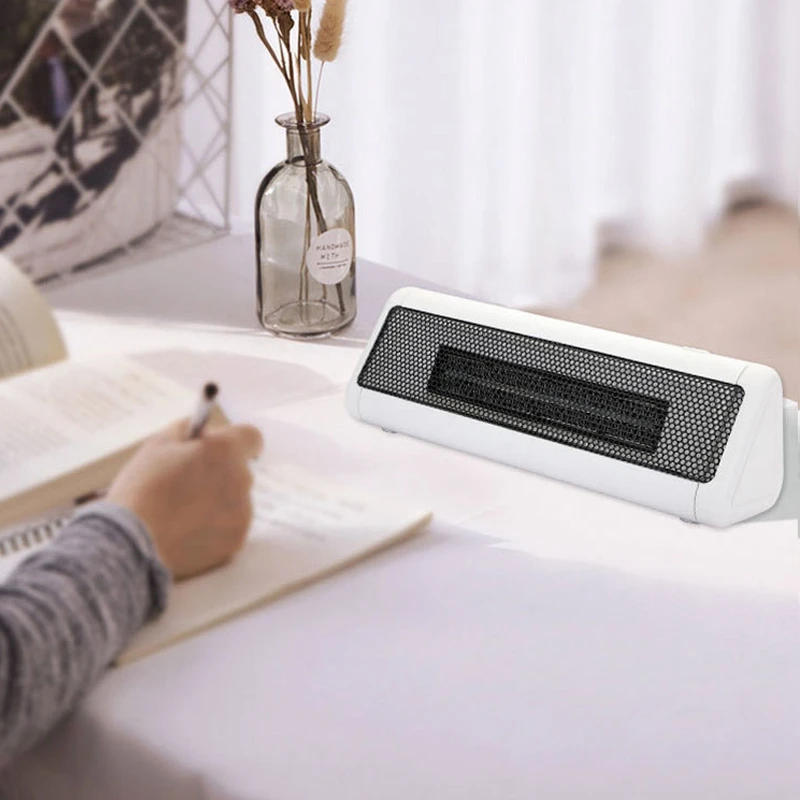  300W Portable Electric Heater Mini Desktop Heater Home Office with European Standard Plug