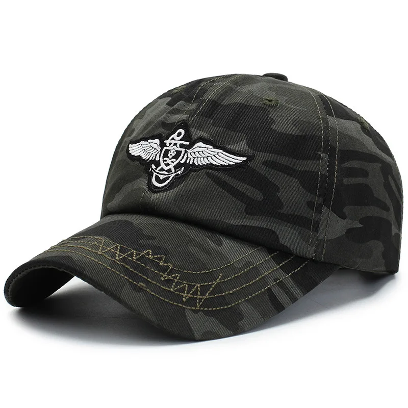 

Camouflage Baseball Cap Men's Women's Outdoor Brim Hat Spring Summer Mountain Climbing Sun Hat Cross Border Hot Selling Hat