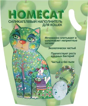 

HOMECAT HOMECAT APPLE filler silica gel cat toilet