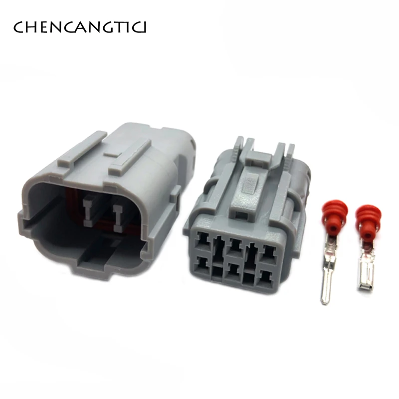 2 Sets 6 Pin Way Ket Automotive Waterproof Ecu Electrical Wire Connector Female Male Plug