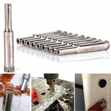 

10pcs 8mm Diamond Coated Drill Bit Tile Marble Glass Ceramic Hole Saw Drilling Bits For Power Tools
