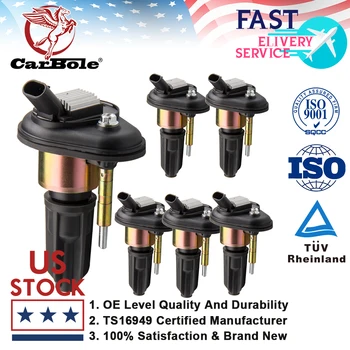 

Carbole 6Pcs High Performance Ignition Coil For 2002 2003 2004 2005 Chevy Trailblazer GMC Canyon Envoy UF303
