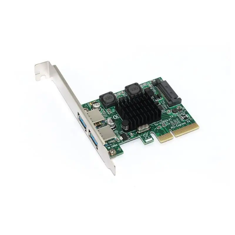 

U3102A PCI-EX2 to USB3.1 Expansion Adapter Card ASM3142 Chip for PC Desktop