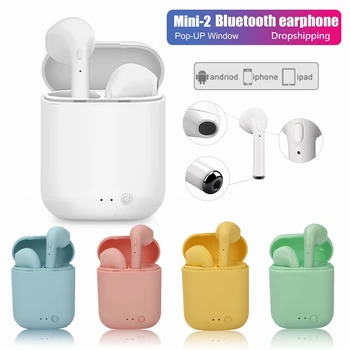 

Mini-2 TWS Bluetooth Earphones Wireless Headphones sports Headsets Case Binaural call Earbuds For Iphone Xiaomi Redmi smartphone