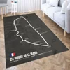 24 hours of Le Mans 3D Printing Room Bedroom Anti-Slip Plush Floor Mats Home Fashion Carpet Rugs New Dropshipping 1