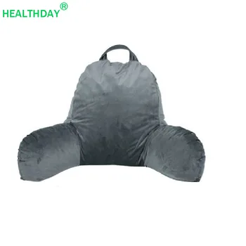 

1PC Pillow Back Cushion With Arm Support Bed Reading Rest Waist Chair Car Seat Sofa Rest Lumbar Cushion Plush Fabric