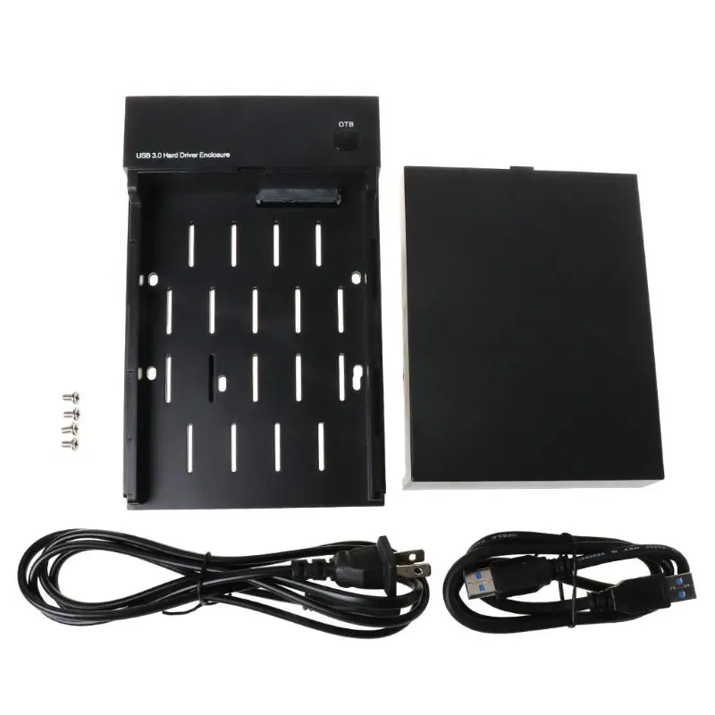 

New USB3.0 to 2.5" 3.5" SATA Hard Drive Disk External Enclosure SSD HDD Disk Caddy