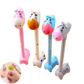 

Creative Giraffe Ball Point Pen Office Stationery Ballpoint Pen Stand-up Rollerball Pens Kawaii Funny Ball Pen Writing Supplies